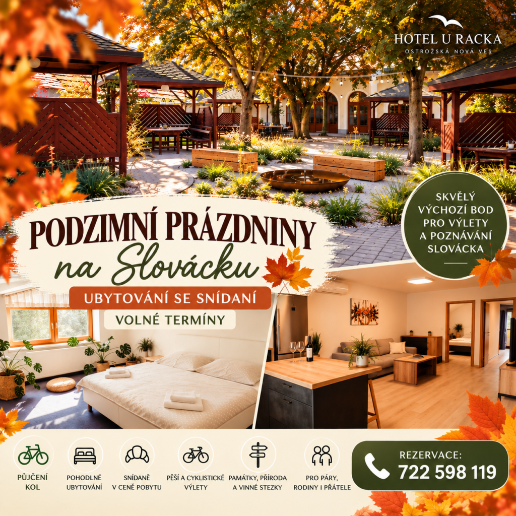 Užijte si podzimní prázdniny u nás